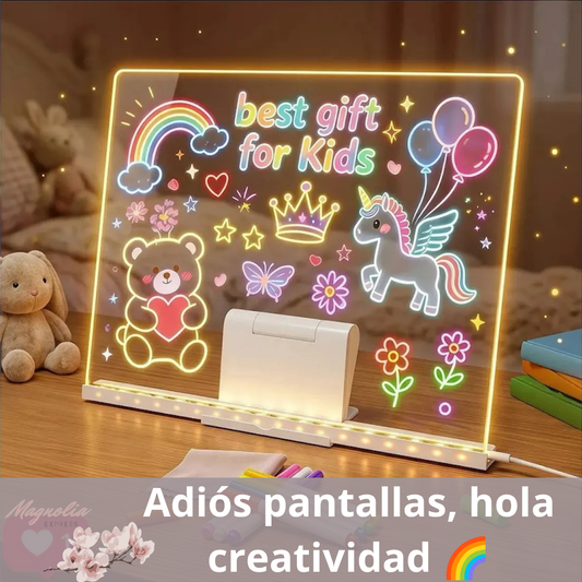 Pizarra Magica 20cm X 30cm Luz Led usb