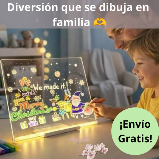 Pizarra Magica 20cm X 30cm Luz Led usb