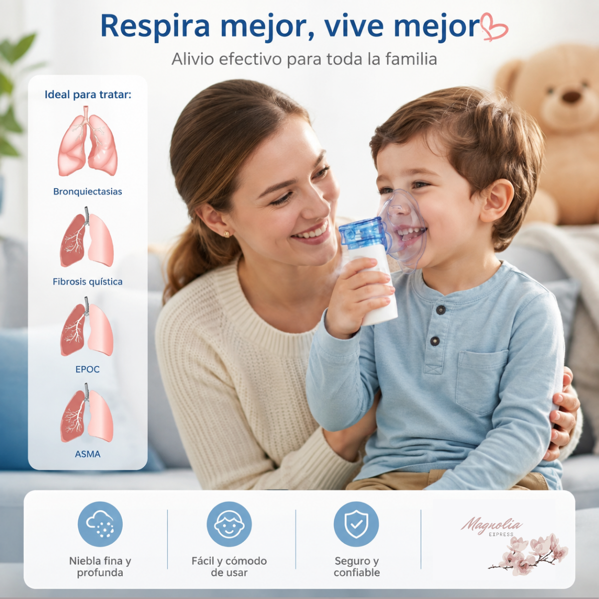 Nebulizador Portátil USB - Alivio Respiratorio